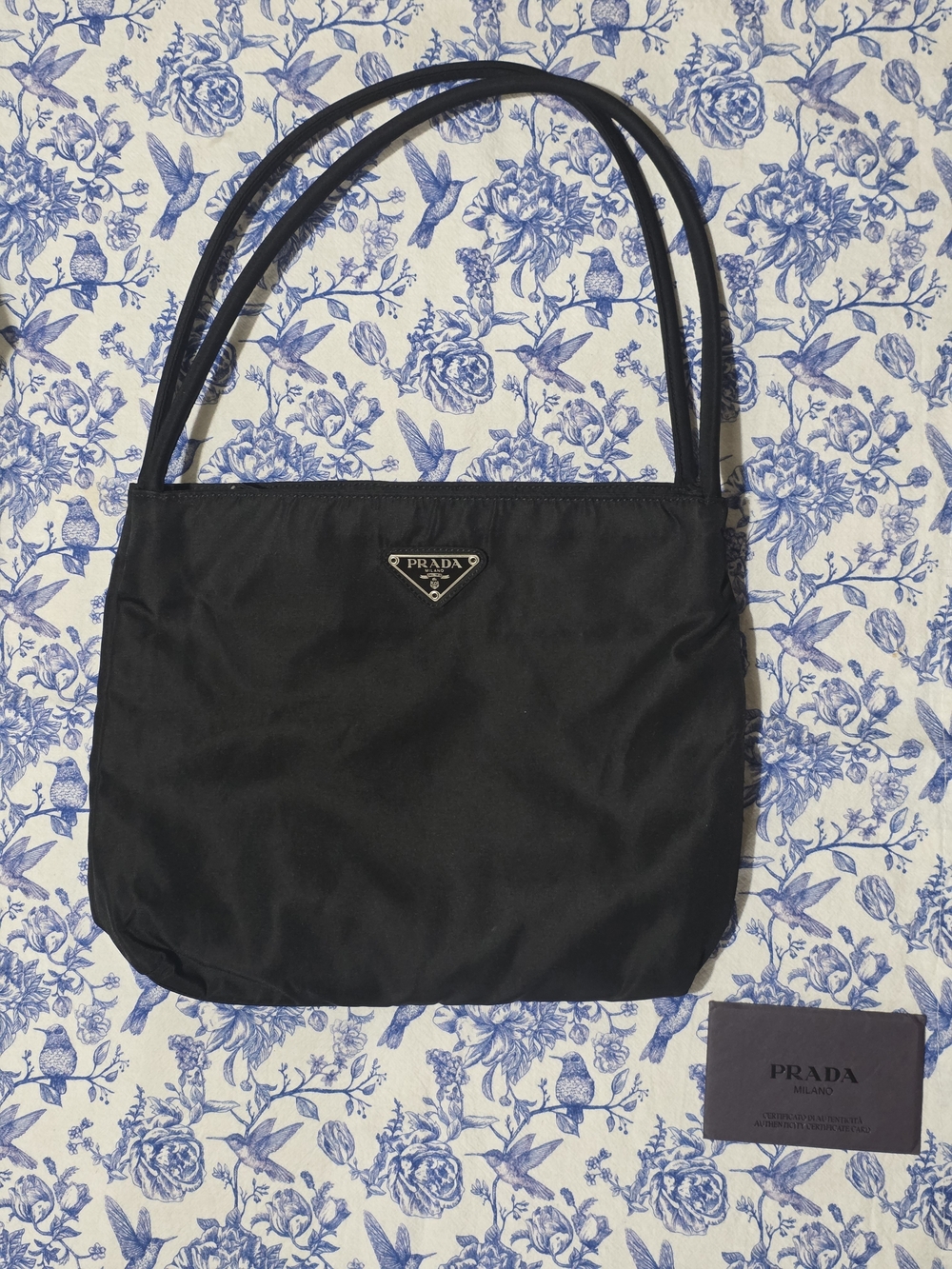 Prada Black Nylon Shoulder Bag